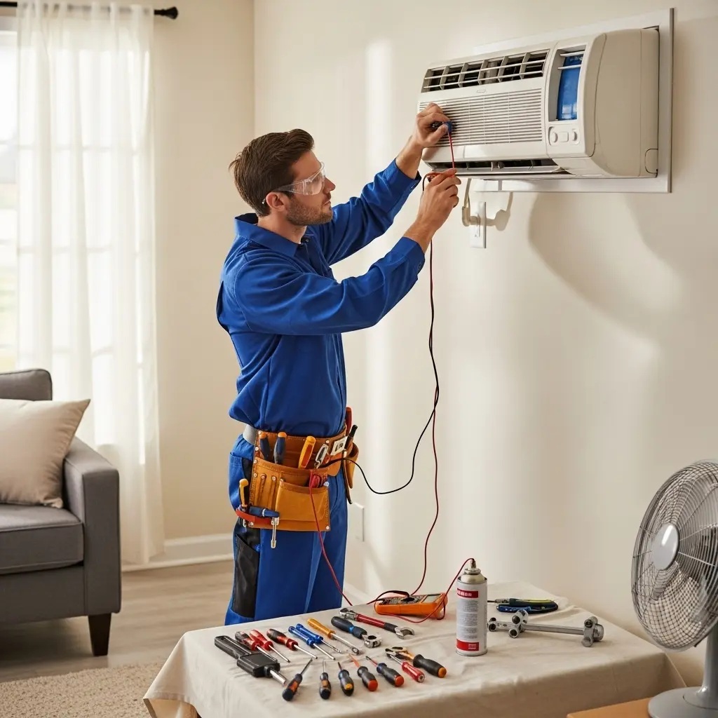 Soma Amana Amana klima gaz dolumu ve bakım – Enerji verimliliği artırıldı. - Teknik servis örneği